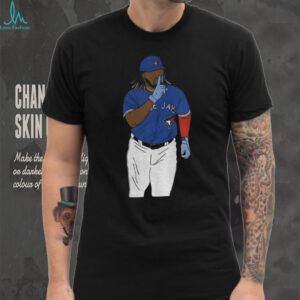 Shhhh Vladimir Guerrero Jr. Born Ready Toronto Blue Jays MLB cartoon shirt