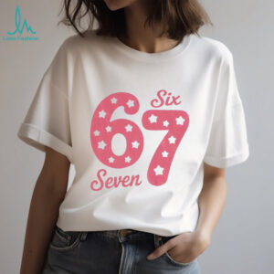 Six Seven 67 Pink Star Meme shirt