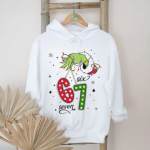 Six Seven Meme Bright Christmas Sweater 6 7 Six Seven Funny Holiday Shirt Viral 6 7 Gen Z Meme Shirt