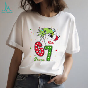 Six Seven Meme Shirt Funny Six Seven Meme Christmas Shirt 67 TChristmas Six Seven Shirt Funny 6 7 Meme Grinch Shirt Trending Chr