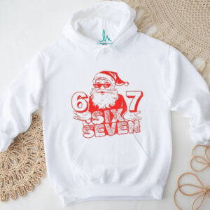 Six Seven Santa sunglasses 67 meme shirt
