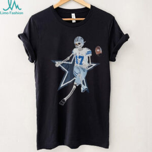 Skeleton 17 Brandon Aubrey Dallas Cowboys NFL Football 2025 vintage shirt