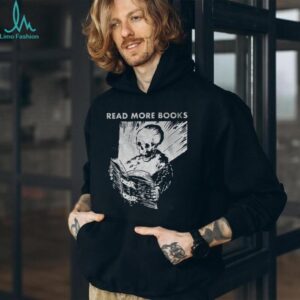 Skeleton read more books vintage shirt