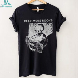 Skeleton read more books vintage shirt