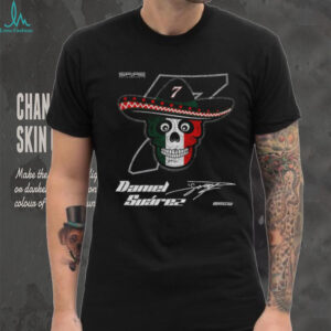 Skull Daniel Suarez 7 Classic Ink Spire Motorsports Nascar signature shirt