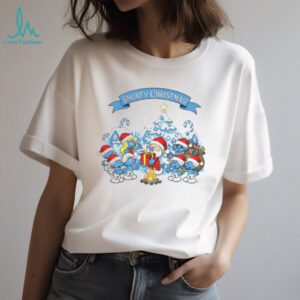 Smurfy Christmas Smurf Xmas shirt