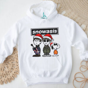 Snoopoasis Funny Christmas Snowasis Snowman Rock Band Parody shirt