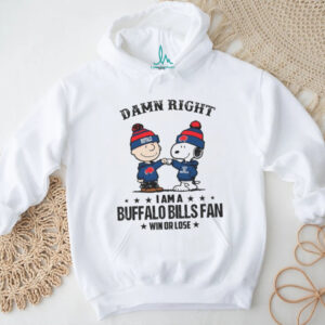 Snoopy & Charlie Brown Buffalo Bills Win or Lose Fan Gear Shirt