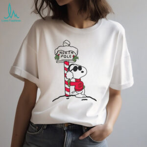 Snoopy Joe Cool North Pole Christmas T Shirt