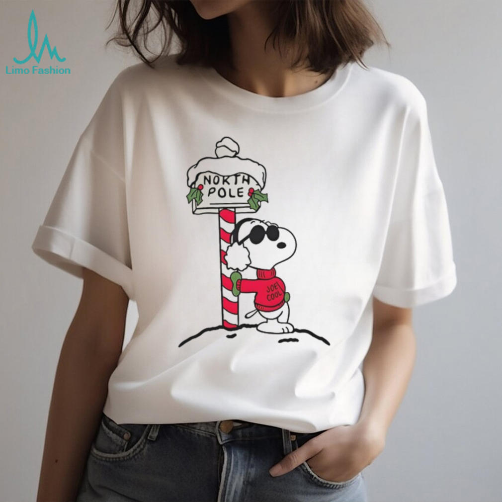 Snoopy Joe Cool North Pole Christmas T Shirt Snoopy Joe Cool North Pole Christmas T Shirt