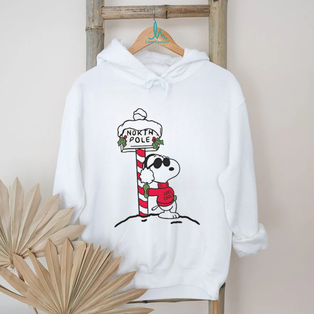 Snoopy Joe Cool North Pole Christmas T Shirt Snoopy Joe Cool North Pole Christmas T Shirt