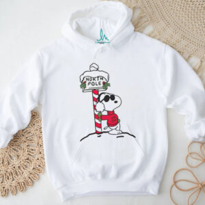 Snoopy Joe Cool North Pole Christmas T Shirt