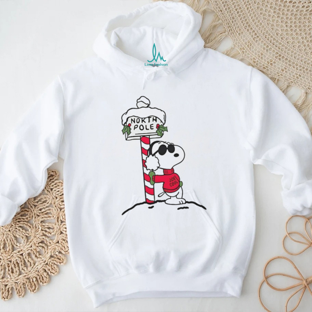 Snoopy Joe Cool North Pole Christmas T Shirt Snoopy Joe Cool North Pole Christmas T Shirt