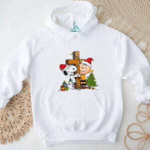 Snoopy and Charlie Brown Christmas Begins with Christ T Shirt