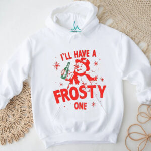 Snowman I’ll have a frosty one Merry Christmas 2025 shirt