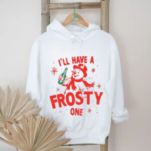 Snowman I’ll have a frosty one Merry Christmas 2025 shirt