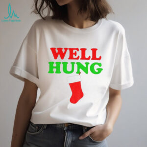 Sock well hung Merry Christmas 2025 shirt