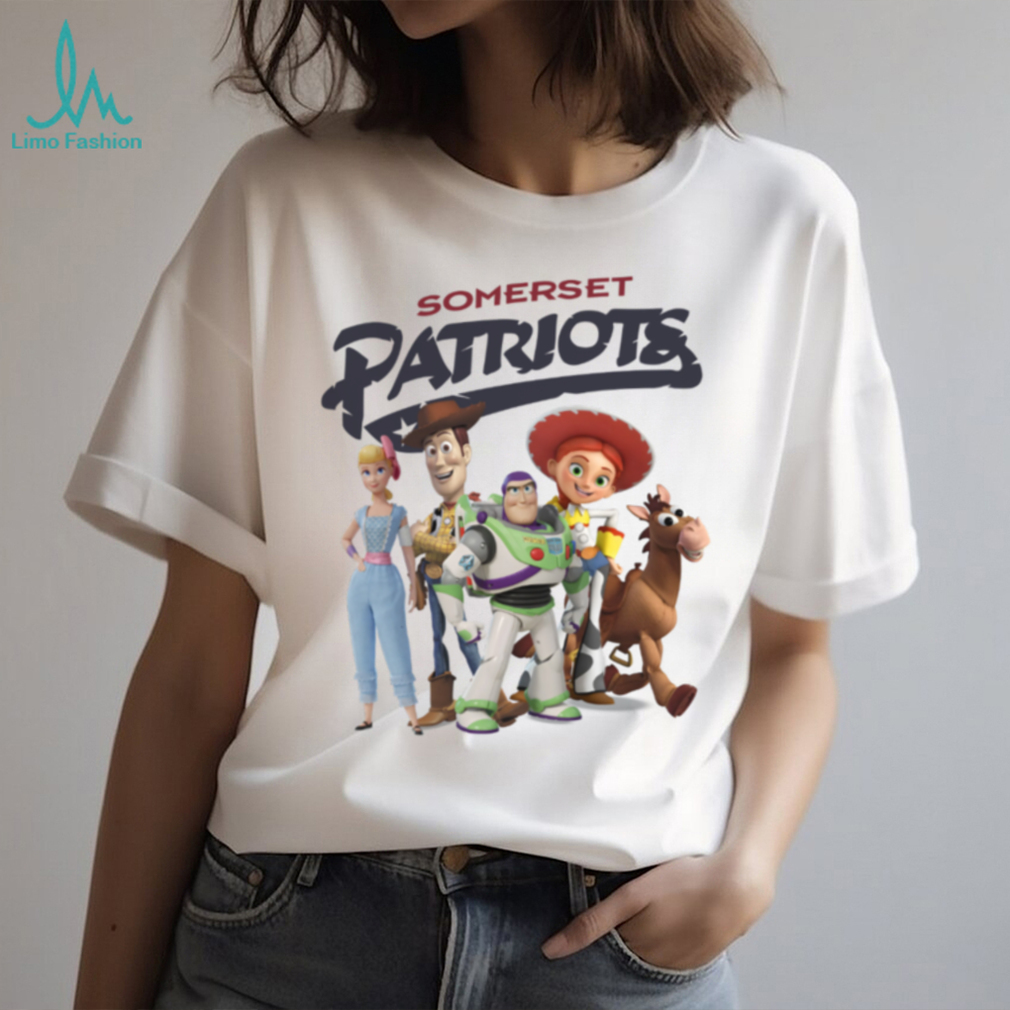 Somerset Patriots Toy Story Friends Adult Tee Somerset Patriots Toy Story Friends Adult Tee