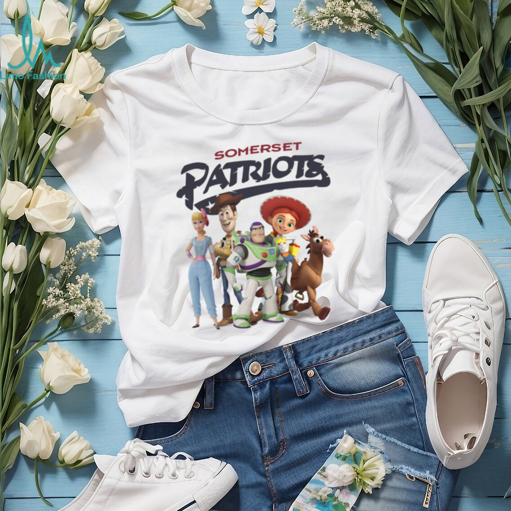 Somerset Patriots Toy Story Friends Adult Tee Somerset Patriots Toy Story Friends Adult Tee