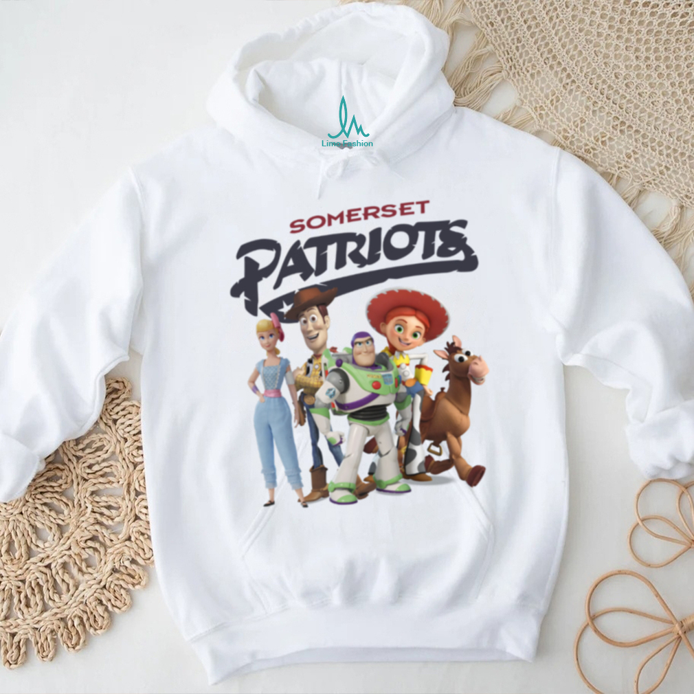 Somerset Patriots Toy Story Friends Adult Tee Somerset Patriots Toy Story Friends Adult Tee