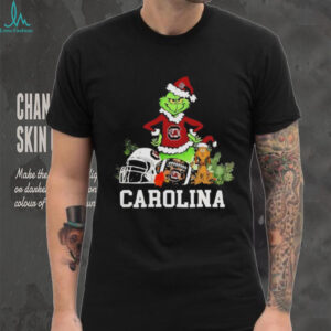 South Carolina The Grinch and Max helmet Christmas 2025 shirt