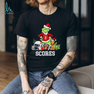 Stanford Cardinal Scores The Grinch and Max helmet Christmas 2025 shirt