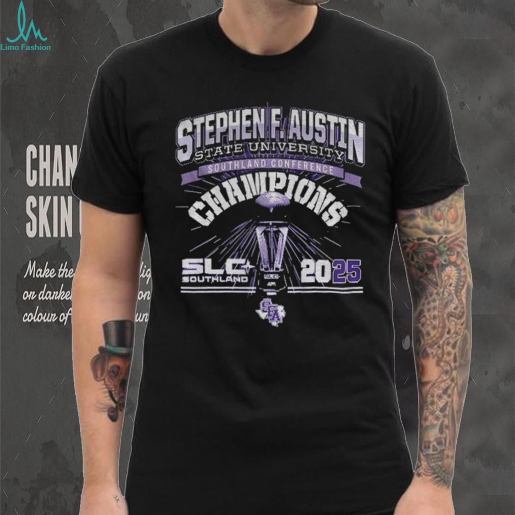 Stephen F. Austin Ladyjacks State University Southland Conference 2025 Volleyball Champions SLC shirt Stephen F. Austin Ladyjacks State University Southland Conference 2025 Volleyball Champions SLC shirt