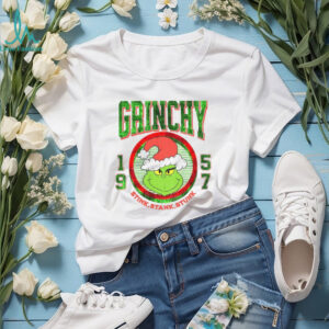 Stink Stank Stunk Santa Grinch Santa Claus 1957 Merry Christmas shirt