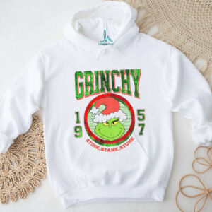 Stink Stank Stunk Santa Grinch Santa Claus 1957 Merry Christmas shirt
