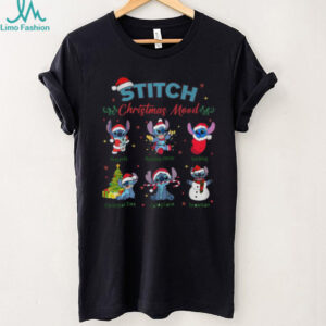 Stitch Christmas Mood Shirt, Cute Holiday Stitch Presents Decor Tee
