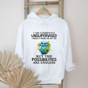 Stitch I Am Currently Unsupervised I Know It Freaks Me Out Too T Shirt