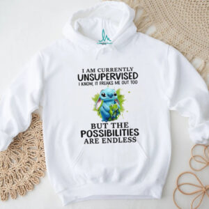 Stitch I Am Currently Unsupervised I Know It Freaks Me Out Too T Shirt