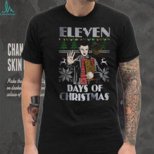Stranger Things Eleven Days of Christmas 2025 shirt