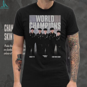 T1 World Champions League of Legends Worlds 2025 Victory poster shirt