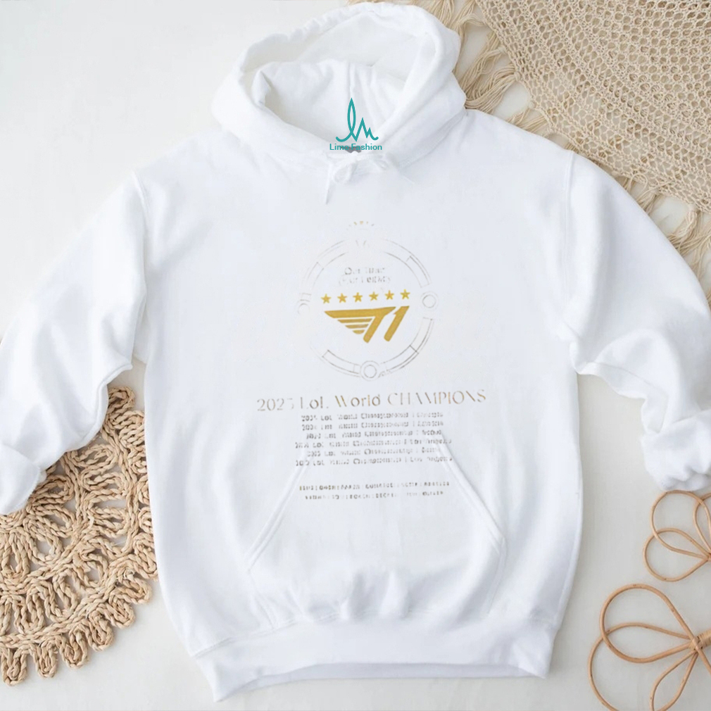 T1 World Champions Uniform V6 2025 LoL World Champions shirt T1 World Champions Uniform V6 2025 LoL World Champions shirt