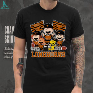 Texas Longhorns Shop Snoopy Charlie Brown And Friends Longhorns Flags T Shirt