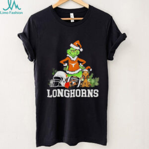 Texas Longhorns The Grinch and Max helmet Christmas 2025 shirt