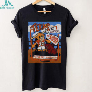 Texas Longhorns vs Arkansas Razorbacks Hi Stinky Saturday November 22nd Cartoon t shirt