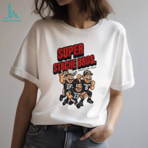 Texas Tech Red Raiders football Super Stache Bros cartoon Game Day shirt