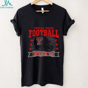 Texas Tech Red Raiders football helmet Wreck ‘Em Game Day logo shirt