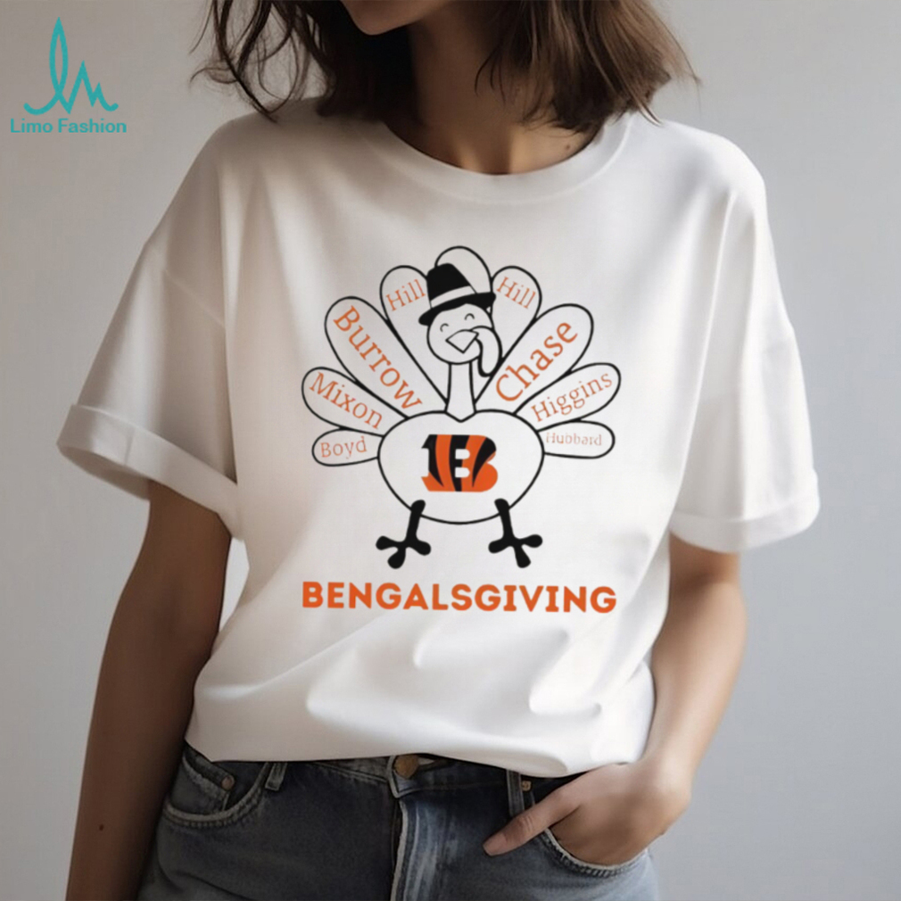 Thanksgiving with Cincinnati Bengals Heroes shirt Thanksgiving with Cincinnati Bengals Heroes shirt