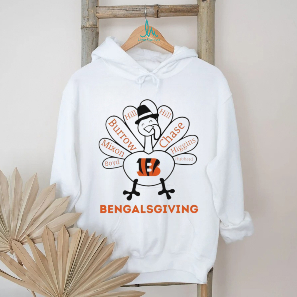 Thanksgiving with Cincinnati Bengals Heroes shirt Thanksgiving with Cincinnati Bengals Heroes shirt