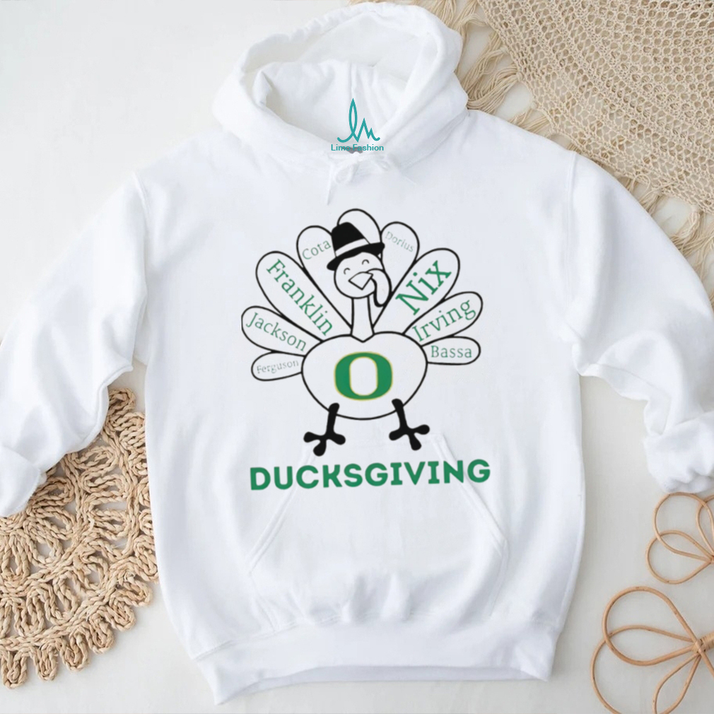 Thanksgiving with Oregon Ducks Heroes shirt Thanksgiving with Oregon Ducks Heroes shirt