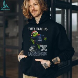 The Grinch They Hate Us Because Ain't Us Dallas Cowboys Christmas T Shirt