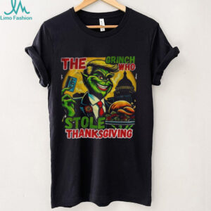 The Grinch who stole Thanksgiving Donald Trump cartoon shirt
