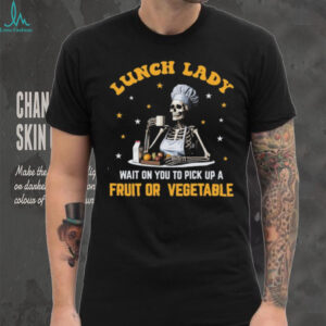 The Nice Lunch Lady Halloween Skeleton T Shirt
