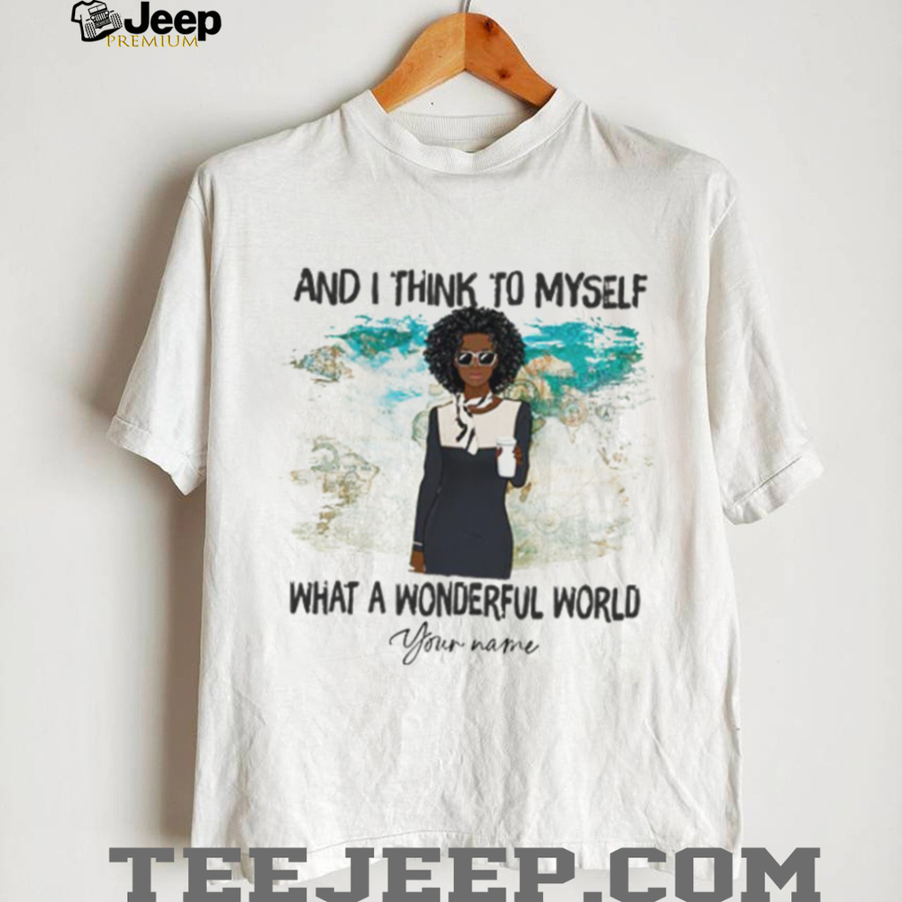 The World Awaits Personalized T Shirt The World Awaits Personalized T Shirt