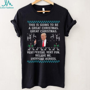 This Is Going To Be A Great Christmas, Funny Trump Ugly Sweater, Trump 2024 Shirt, Trump Supporters Christmas Shirt T1377