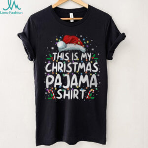 This Is My Christmas Pajama Shirt Funny Xmas PJs Men Women T Shirt