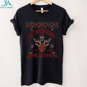 Tis the season to free Palestine 2025 Ugly Christmas shirt